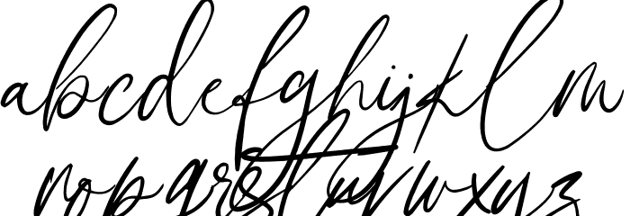 Wolussy Beauty Font LOWERCASE