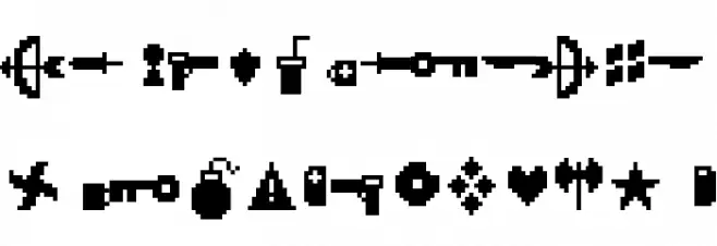 WolveSymbol 字体 大写