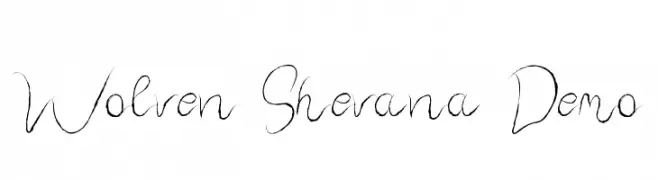 Wolven Shevana Demo  Free Fonts Download
