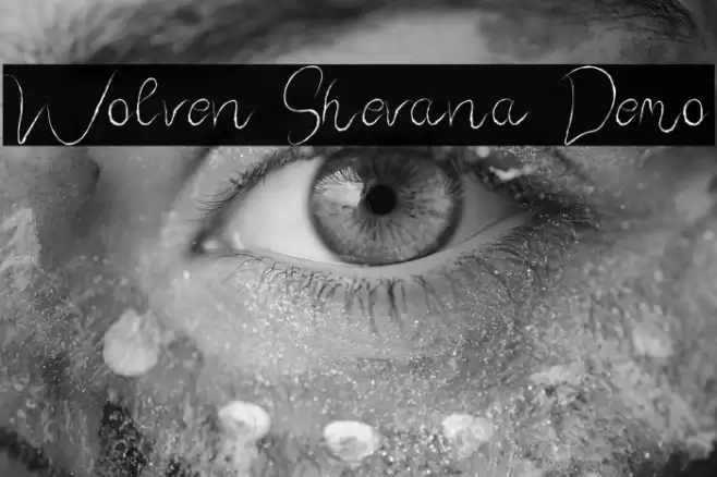 Wolven Shevana Demo Font examples
