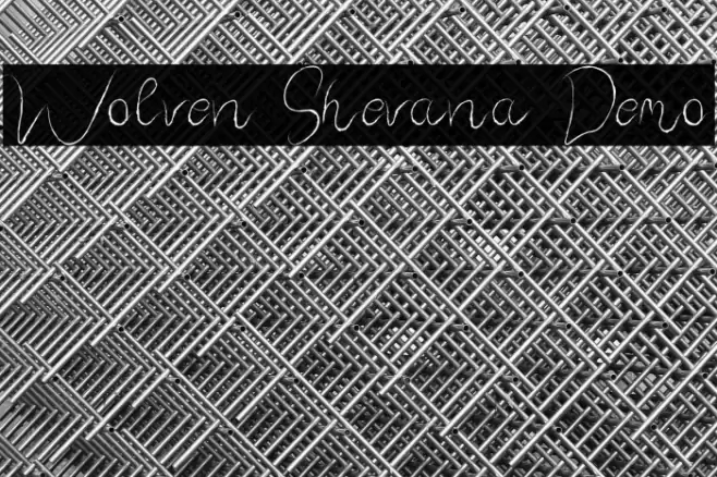 Wolven Shevana Demo Font examples