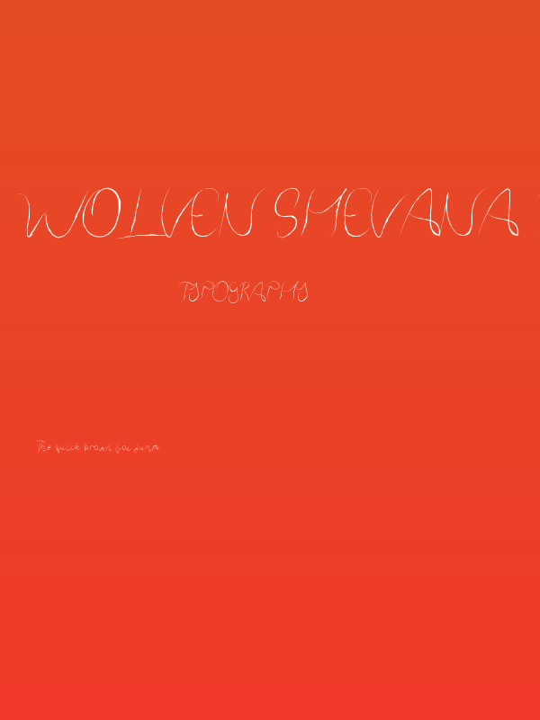 Wolven Shevana Demo Poster