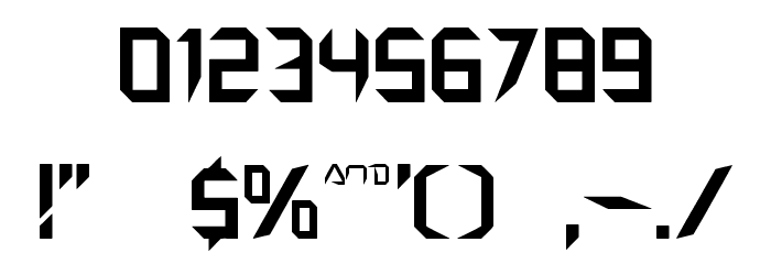 Wolverine's Pseudo Font OTHER CHARS