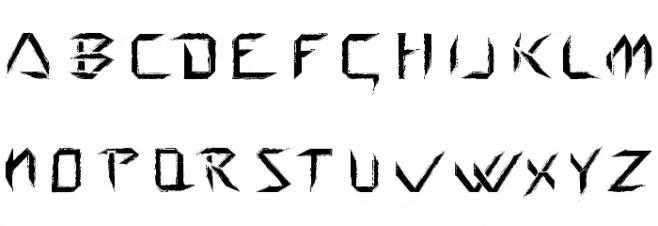 Wolverine's Pseudo 字体 大写
