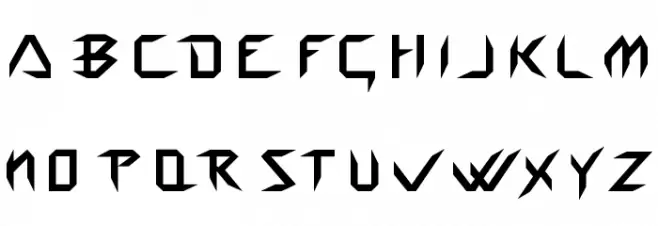 Wolverine's Pseudo Font LOWERCASE