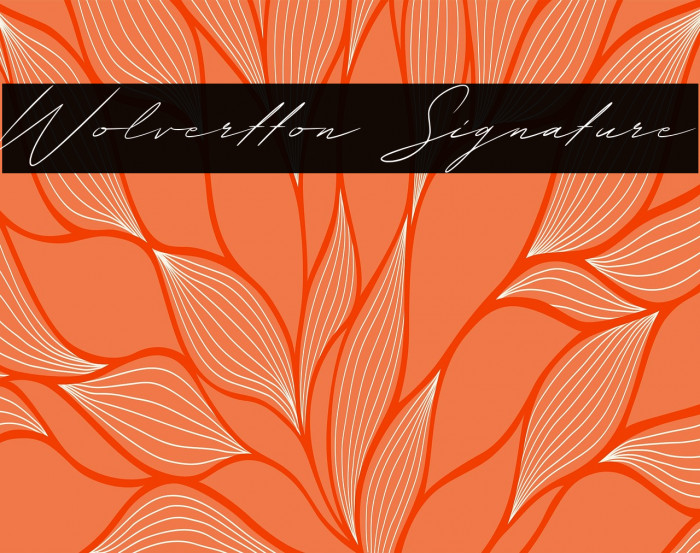 Wolvertton Signature Example 1