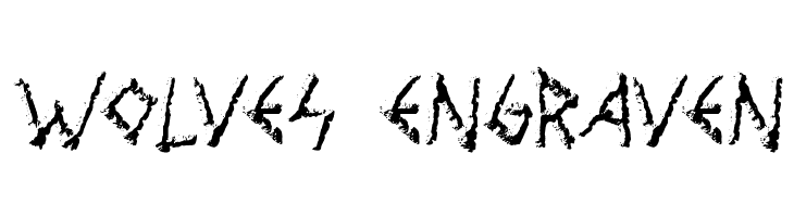 Wolves Engraven Font