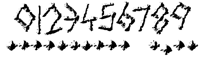 Wolves Engraven Font OTHER CHARS