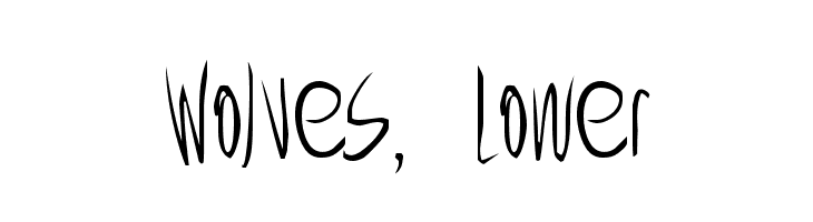 Wolves, Lower Font