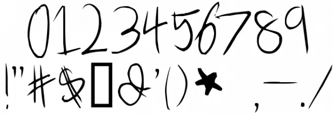 Wolves, Lower フォント その他の文字
