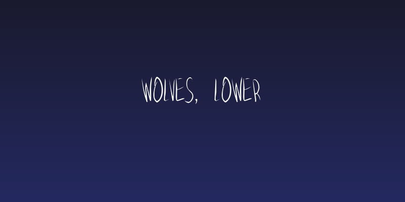 Wolves, Lower Social Header