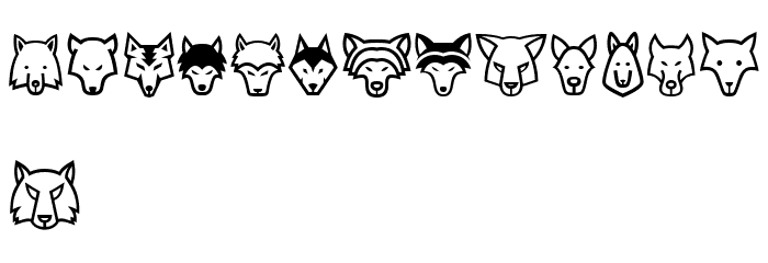 Wolves Regular Font OTHER CHARS