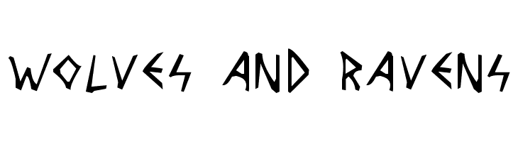 Wolves and Ravens Font