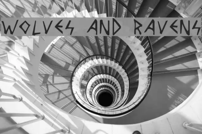 Wolves and Ravens Schriftart examples