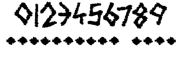Wolves and Ruin Font OTHER CHARS