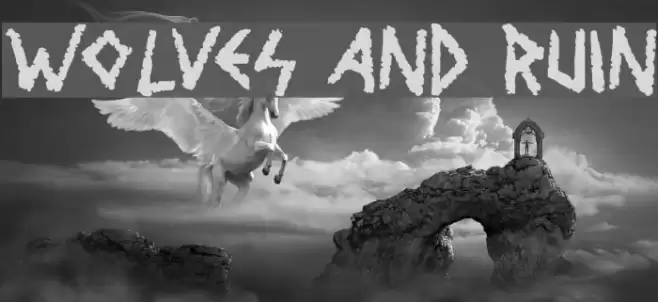 Wolves and Ruin फ़ॉन्ट examples