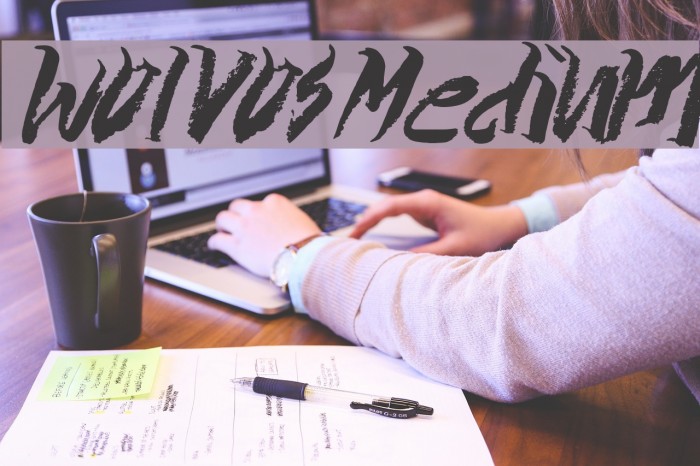 Wolvos-Medium Font examples
