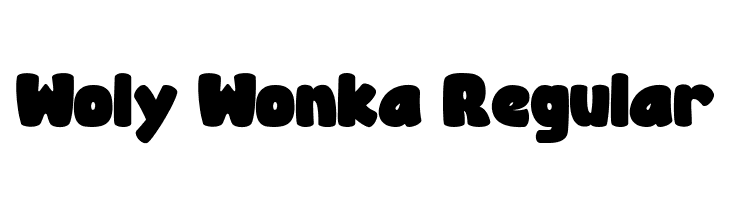 Woly Wonka Regular  baixar fontes gratis