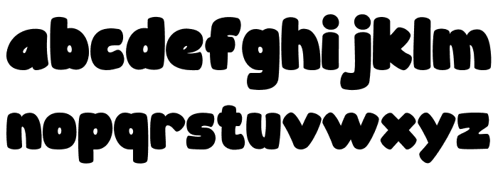 Woly Wonka Regular Font LOWERCASE