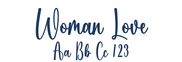 Woman Love Font Preview