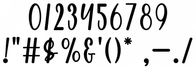 Woman Love Font OTHER CHARS