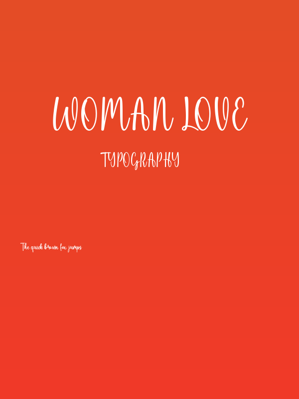 Woman Love Poster