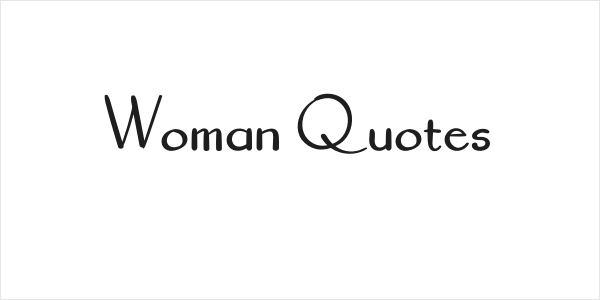 Woman Quotes Logo