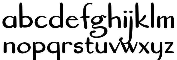 Woman Quotes Font LOWERCASE