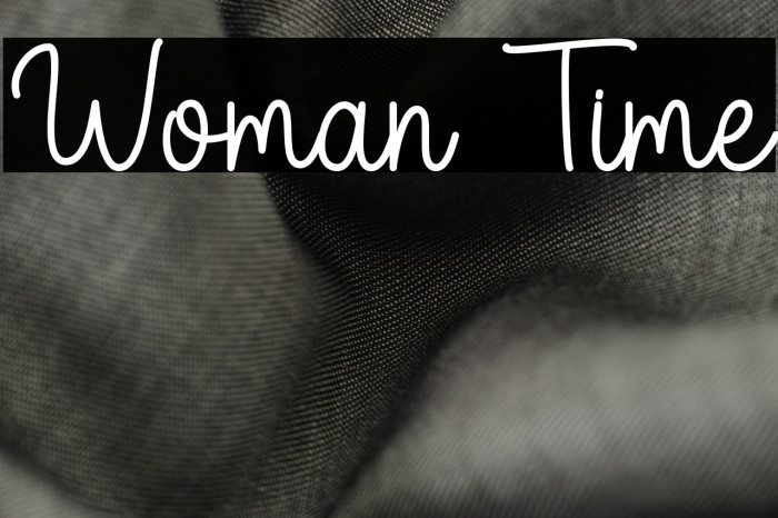 Woman Time Example 1