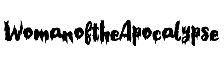Woman of the Apocalypse  免费字体下载