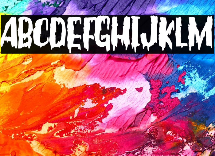 Woman of the Apocalypse Font examples