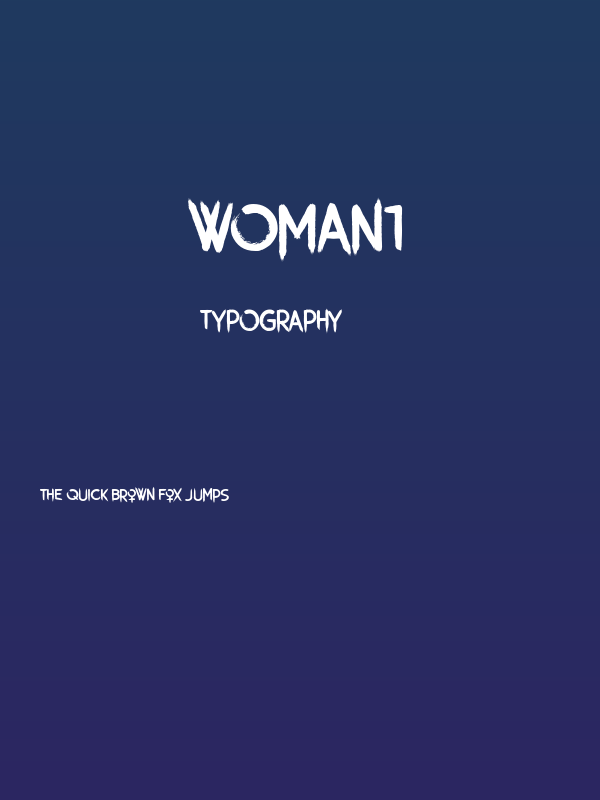 Woman1 Poster