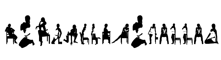 WomanSilhouettes  Descarca Fonturi Gratis