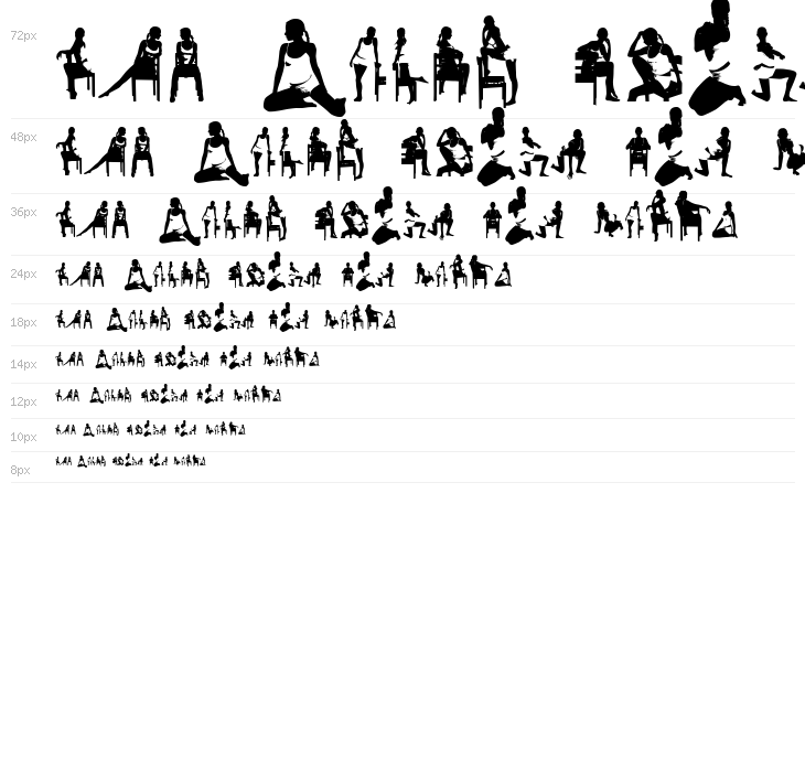 WomanSilhouettes Waterfall