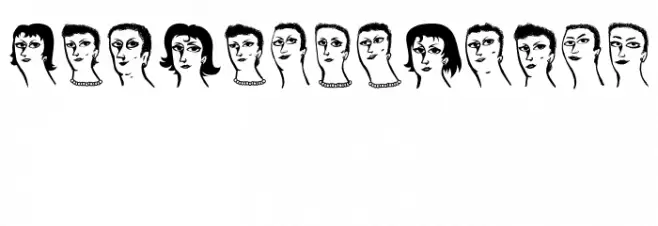 Womanhood Regular Caratteri MINUSCOLO