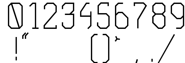 Wombat Light Font OTHER CHARS