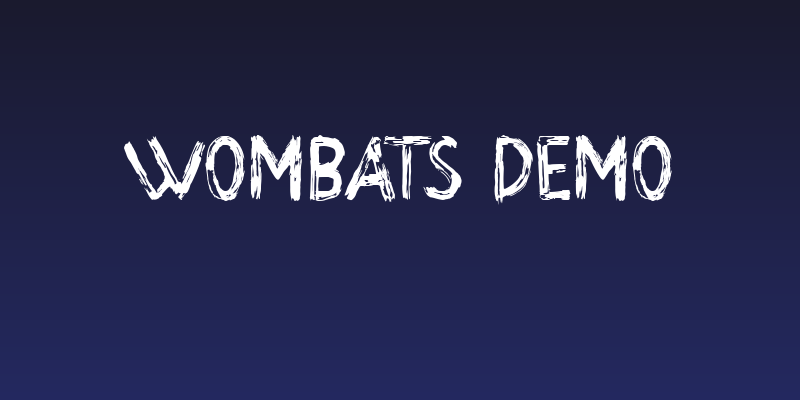 Wombats Demo Social Header