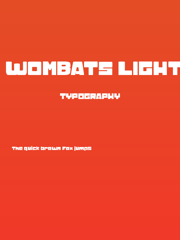 Wombats light_PersonalUseOnly Poster
