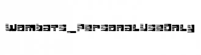 Wombats_PersonalUseOnly  baixar fontes gratis