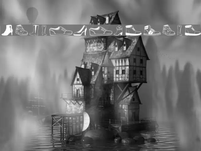 Women And Shoes Font examples