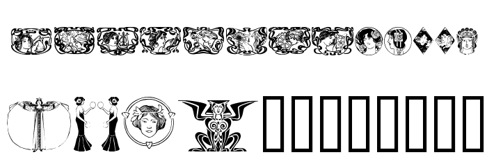 Women Font LOWERCASE