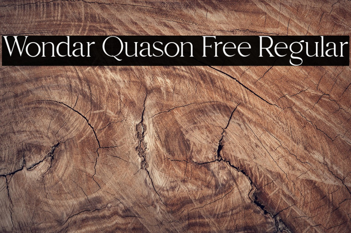 Wondar Quason Free Regular Example 2