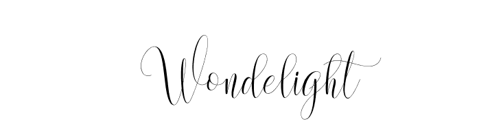 Wondelight  नि: शुल्क फ़ॉन्ट्स डाउनलोड