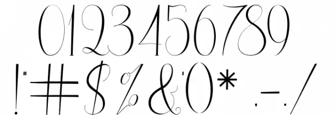 Wondelight Font OTHER CHARS