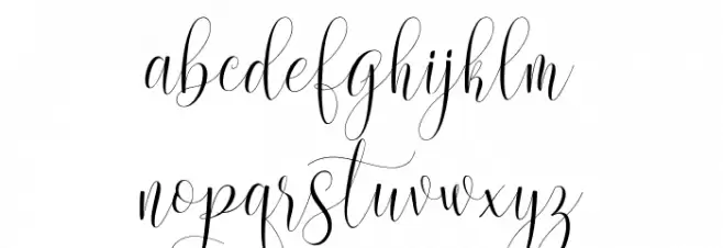 Wondelight फ़ॉन्ट लोअरकेस