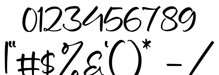 Wondelland Font OTHER CHARS