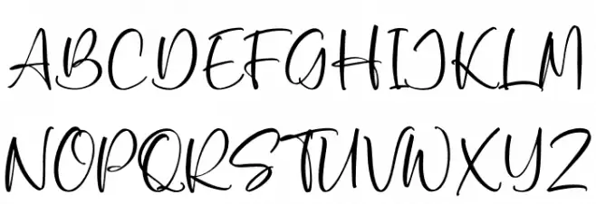 Wondelland Font UPPERCASE