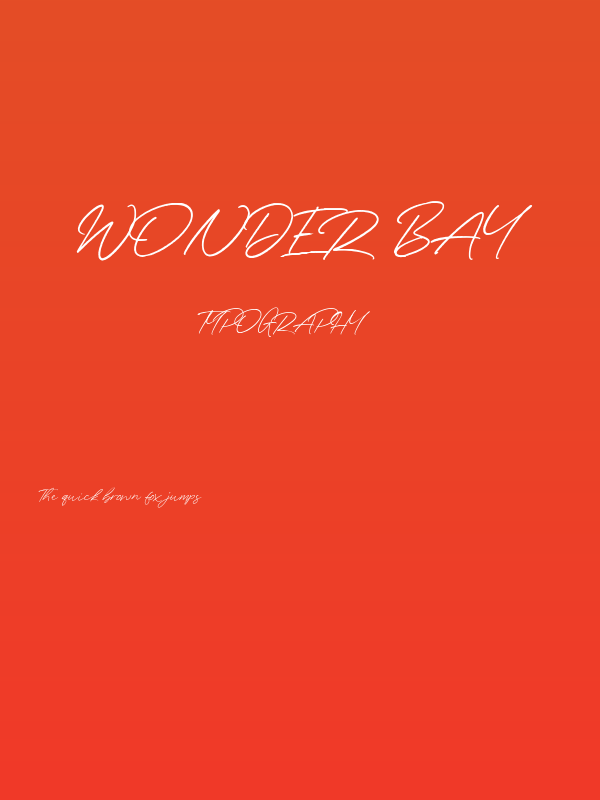 Wonder Bay Poster
