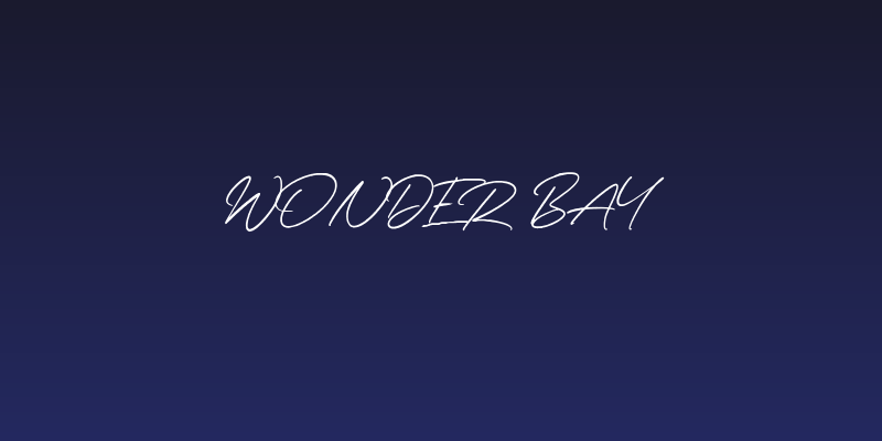 Wonder Bay Social Header