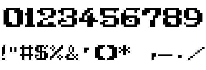 Wonder Boy In Monster World Font OTHER CHARS